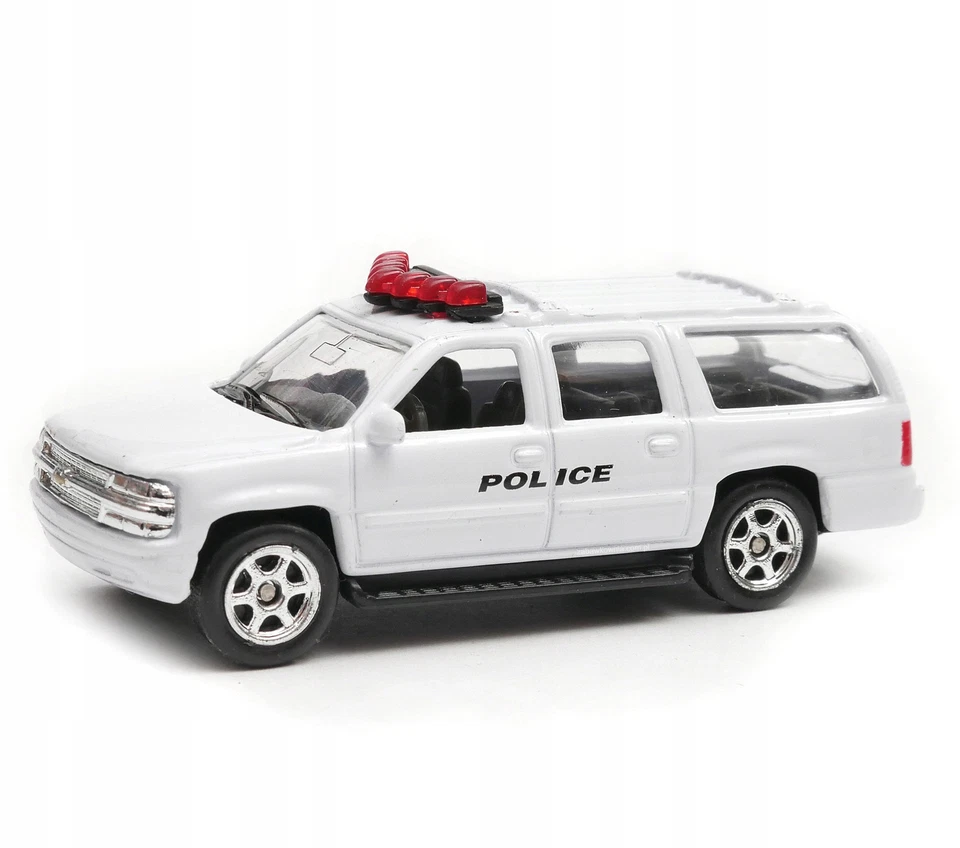 Welly NEX 2001 CHEVROLET SUBURBAN POLICE 1:60-1:64 Scala 3 Pollici Auto... - Immagine 1 di 1