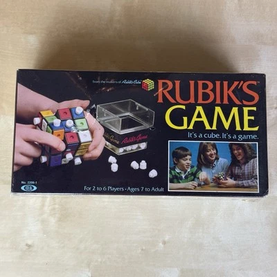 Juego Cubo de Rubik 1982 Ideal Toy Corp Estrategia De Colección Nuevo Precintado Difícil de Encontrar Foto 1 de 4