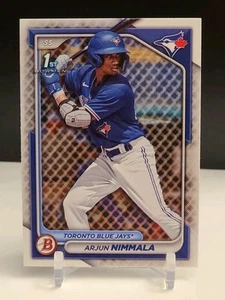 2024 Bowman - Prospects Arjun Nimmala #BP-142 1° Bowman RC - Foto 1 di 2