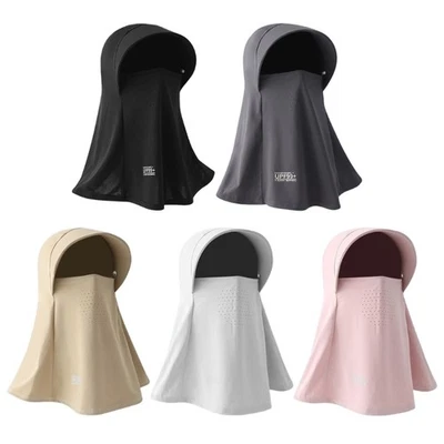 Full Coverage Balaclava Stretchable Ponytail Design Hat For Women Outdoor Sport - Image 1 of 4