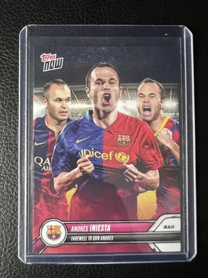 Iniesta Topps Now Farewell to Don Andrés Iniesta. Topps Now FC Barcelona #002 - Image 1 of 3