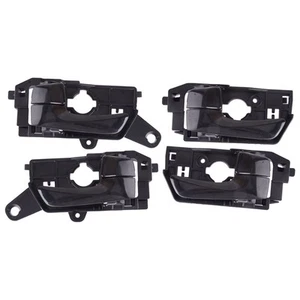 Manija de puerta interior delantera trasera izquierda derecha para coche 4 piezas negra apta para Hyundai Sonata - Imagen 1 de 7