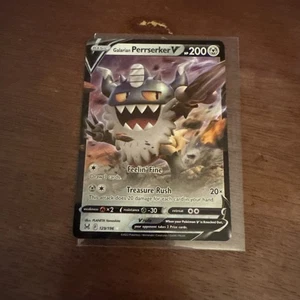 Pokémon TCG Galarian Perrserker v Verlorener Ursprung Ultra Rare Karte 129/196 - Bild 1 von 3