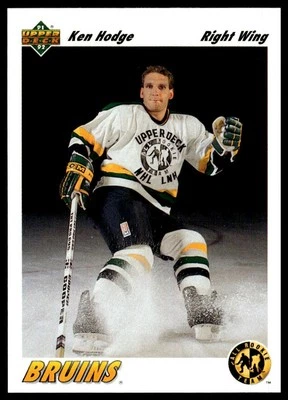 1991-92 Upper Deck #41 Ken Hodge RC - Image 1 of 2