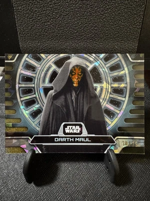 2024 Topps Star Wars High Tek Darth Maul Fantastek Orange /25 #F-DM - Image 1 of 4