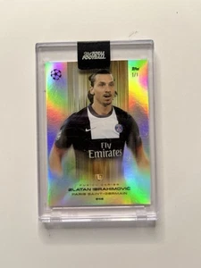 Zlatan Ibrahimovic 1/1 Closed! Topps Superfractor - Imagen 1 de 2