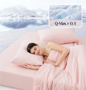 Dream Valley Outlast piumino di raffreddamento tecnologia grado NASA 90 X 90 rosa blush nuovo con scatola - Foto 1 di 9