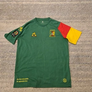 CAMEROON 2022 Home Football jersey Le Coq Sportif CAF Mens XL - Picture 1 of 7