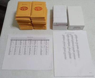 APBA Baseball 2017 Season Player Cards w/XBs & XCs -Complete Set -Copyright 2017 - Image 1 of 4