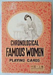 Chronological Famous China Women Playing Cards Complete Pack Hanfu Trading Poker - Picture 1 of 10
