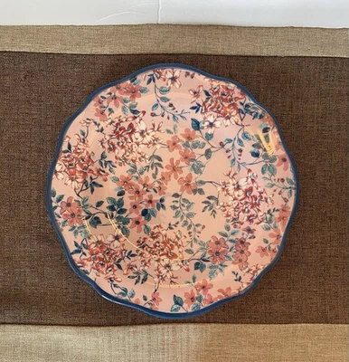 "2 platos de ensalada festoneados Pioneer Woman Pretty Posies 8 3/4""" Foto 1 de 4