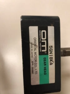 Cabezal de engranajes Oriental Motor 5GN18KA 508P25 - Nuevo sin caja - Imagen 1 de 3