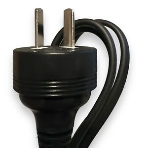 Figure of Eight Fig 8 C7 Plug to New Zealand Australia Power Cord 2m Black 