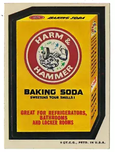 1973 Topps Wacky Packages 3a serie 3 BARMO E MARTELLO COTTURA SODA tb nm- - Foto 1 di 1