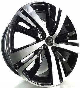 ORIGINAL PEUGEOT 3008 5008 18"" ALLOY WHEEL SET 9809687377 NEW - Picture 1 of 5
