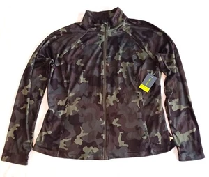 Tek Gear Workout Camo Jacke Damen XXL leichte Daumenlöcher Activewear ~ Neu mit Etikett - Bild 1 von 11