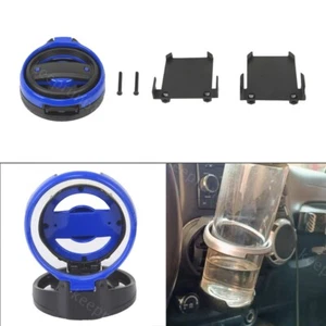 Air Vent Cup Holder Bottle Mount Bracket Stand Blue For Jeep Wrangler JK JL JT w - Picture 1 of 3