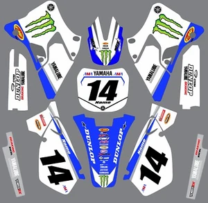 Graphics for Yamaha YZ125 YZ250 YZ 125 250 1996-2001 Decals stickers shrouds - Picture 1 of 1