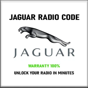 JAGUAR RADIO CODES UNLOCK X CAR STEREO 9 DECODE SERIES M JA PINCODE FAST SERVICE - Picture 1 of 2
