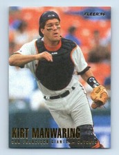 1996 Fleer Kirt Manwaring San Francisco Giants #590