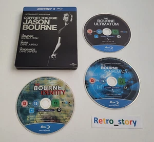 Coffret 3 Blu-Ray - Trilogie Jason Bourne - Steelbook - Matt DAMON - Picture 1 of 3