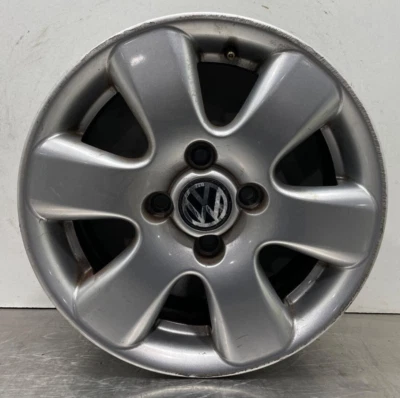 Volkswagen Golf Conv 2002 llanta de fábrica fabricante de equipos originales 14" X 6" 6 radios rasguños 2001-02 Foto 1 de 4