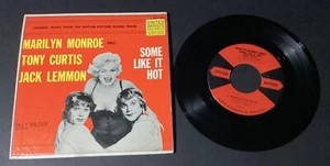 1959 ~Some Like It Hot ~ Marilyn Monroe Sings ! ~ 7" ~ 45s ~ UAE 1005 ~ Promo - Picture 1 of 9