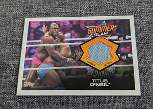 2013 Topps WWE SummerSlam Titus O'Neil Mat Relic - Imagen 1 de 2