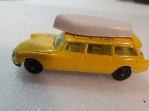 Corgi Husky Toys 1960's Citroen Safari Station Wagon with White Boat - Picture 1 of 7