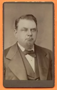 CDV San Paolo, MN, Ritratto di giovane, di Stiff, anni 1870 circa - Foto 1 di 2