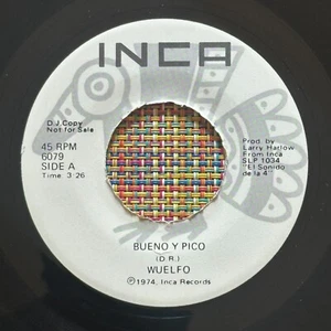 WUELFO - Bueno y Pico / RARE SALSA GUAGUANCO 45 INCA PROMO - Picture 1 of 2