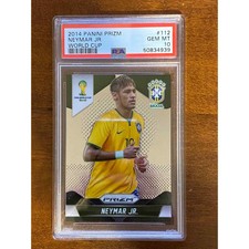 2014 Panini Prizm World Cup 112 Neymar Jr. PSA 10