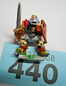 Warhammer Reino del Caos Sigmar Chaos Warrior Espada Khorne Oldhammer metal B440 - Imagen 1 de 5