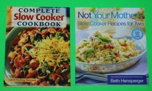 Lot 2 Not Your Mother's Slow Cooker Recipes for Two & Complete Cooker Cookbooks - Picture 1 of 8