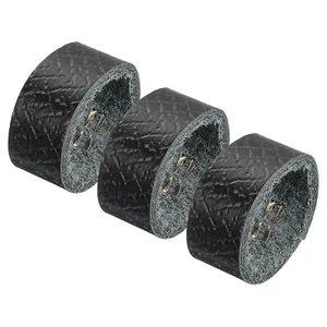 3 Pcs Leather Belt Loop Keeper for 0.79 Inch Wide Belt, Black, 2.56x0.51inch - Picture 1 of 6