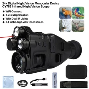 Day Night Vision Handheld Mono, 8x OPTICAL, XXL Screen, NOT pard pulsar atn - Picture 1 of 10