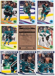 2013-14 OPC O-Pee-Chee San Jose Sharks Complete Team Set w/ Stickers (22) - Picture 1 of 1