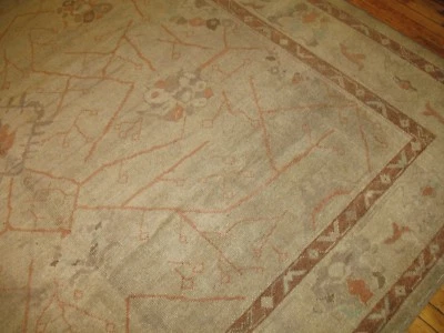 Moderna Increíble Alfombra Cuadrada Turca Oushak Ushak 9'1''x9'10'' Foto 1 de 4