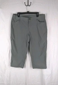 Pantalone Kuhl Capri Trekr donna taglia 14 verde oliva outdoor campeggio escursione - Foto 1 di 18