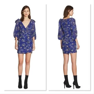 CAMILLA AND MARC Womens Size 10 or US 6 Peony Print Stanwyck Short Dress RRP$599 - Picture 1 of 9