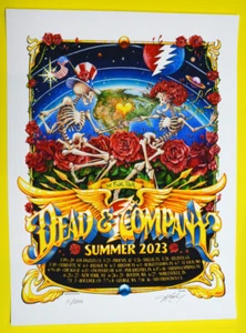 DEAD AND COMPANY - SUMMER TOUR 2023 - AJ MASTHAY - POSTER - ARTIST EDITION -WEIR - Picture 1 of 5