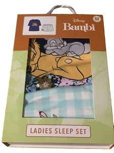 Disney Bambi Ladies Shorties Sleep Set | Size M | Pajamas PJs | BNIB - Picture 1 of 3