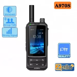 4G Netzwerk Radio A970S Smartphone Android 9.0 Zello Real-PTT POC Walkie Talkie - Picture 1 of 11
