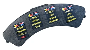 MAX VERSTAPPEN F1 MEMORABILIA GRAND PRIX USED CARBON BRAKE PAD RED BULL RACING - Picture 1 of 5