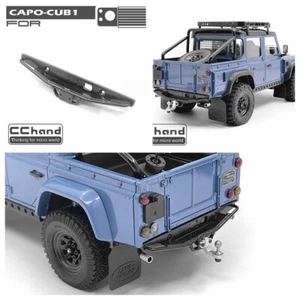 CChand Metal Stainless Steel Rear Bumper for CAPO CUB1 1/18 RC CAR - Picture 1 of 5