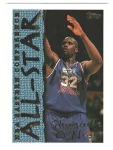 1994-95 TOPPS # 13 - SHAQUILLE O'NEAL - ALL STAR -ORLANDO MAGIC - Picture 1 of 2