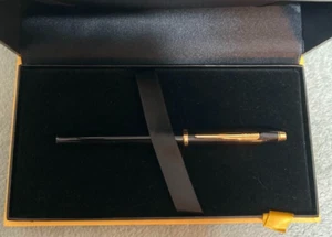 CROSS Classic Century II Schwarz Lack/Gold gedrehter Kugelschreiber mit Box Vintage - Bild 1 von 6