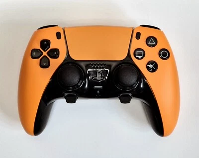 Custom Full Shell Replacement for PS5 DualSense Edge Controller - Orange - *NEW* - Image 1 of 4