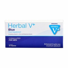 10 HERBAL V+ BLUE SOFORT POTENZMITTEL SEXPILLEN POTENZPILLEN BLAU
