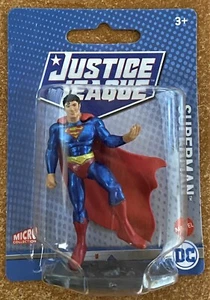 Mattel Micro Collection Justice League 2.75" Superman BLUE Figurine, Cake Topper - Picture 1 of 1